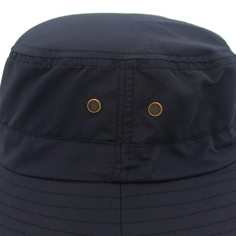 LLmoway Women UPF50+ Outdoor Wide Brim Packable Sun Hat Dry Fit Fishing Camping Hats Adjustable Navy - Image 5